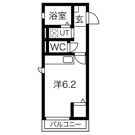 仙台駅 徒歩15分 2階の物件間取画像